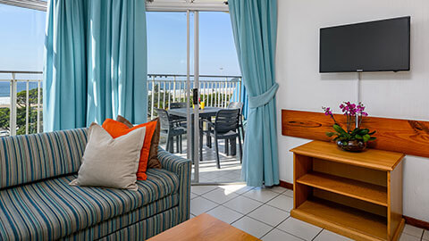 Two Bedroom Sea View Apartment with Balcony